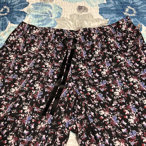 Lane Bryant Sleep by Cacique High Waisted with Tie , Wide Leg Pajama Pants - Picture 2 of 8